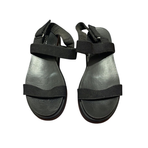 H&M Divided Platform Sandals in Black Size 38/7 - Picture 1 of 8